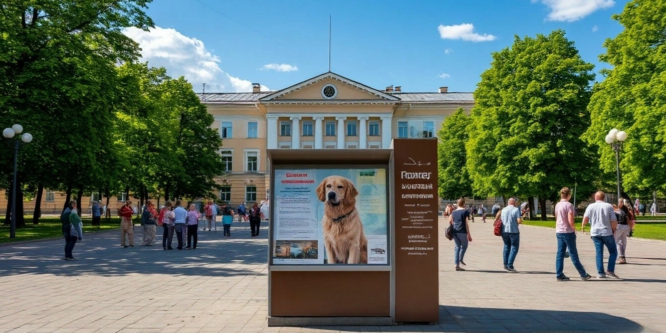 баннер с информацией о необходимости стерилизации